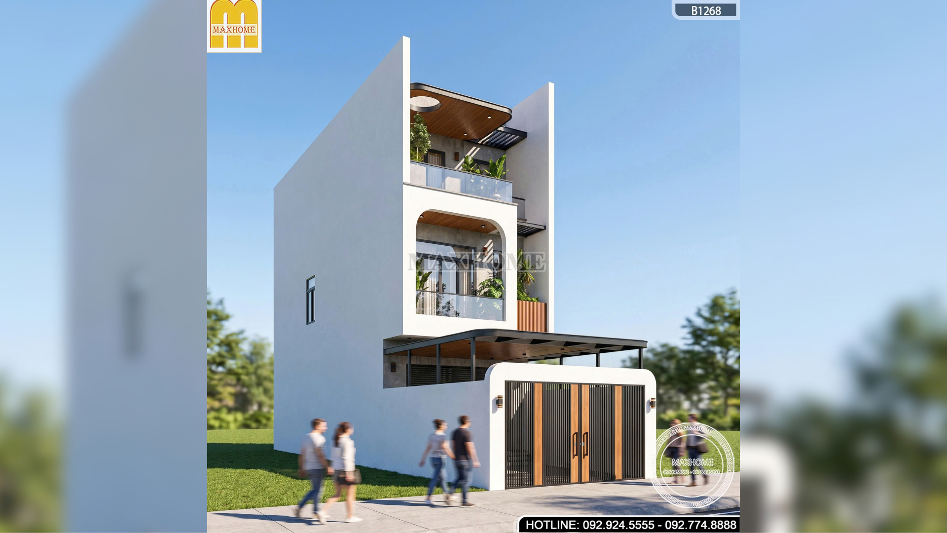 Nhà phố 3 tầng đẹp | MH47114