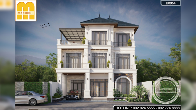 Nhà 3 Tầng Mái Nhật | MH47022