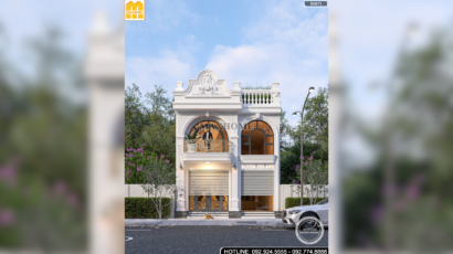 Mẫu Nhà 2 Tầng Tân Cổ Điển | MH46864