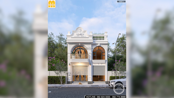 Mẫu Nhà 2 Tầng Tân Cổ Điển | MH46864