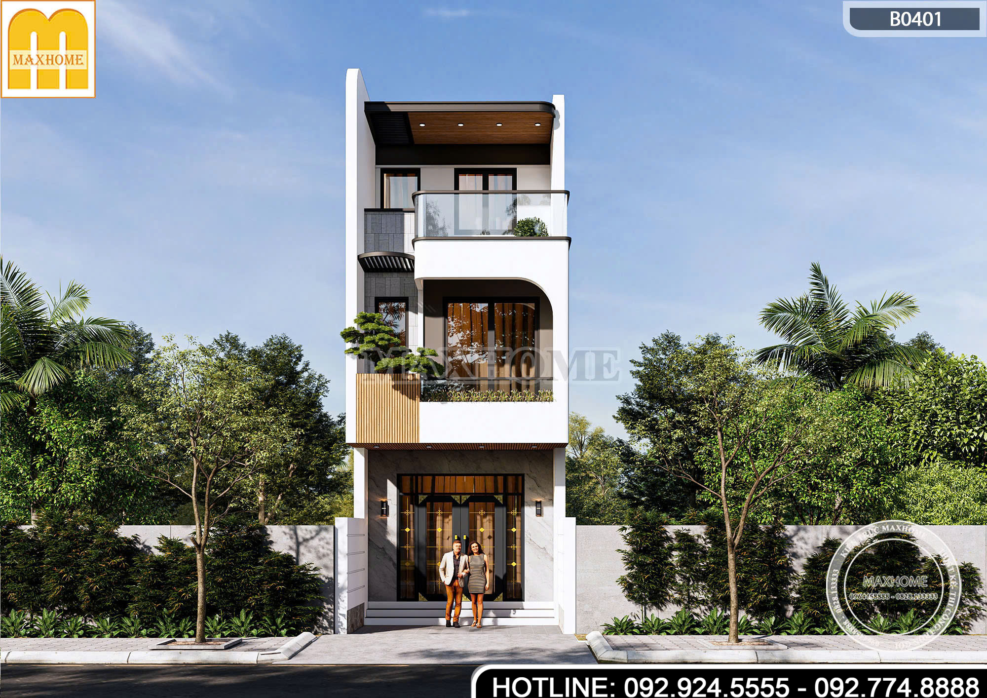 Nhà Phố Ngang 4m | MH46901