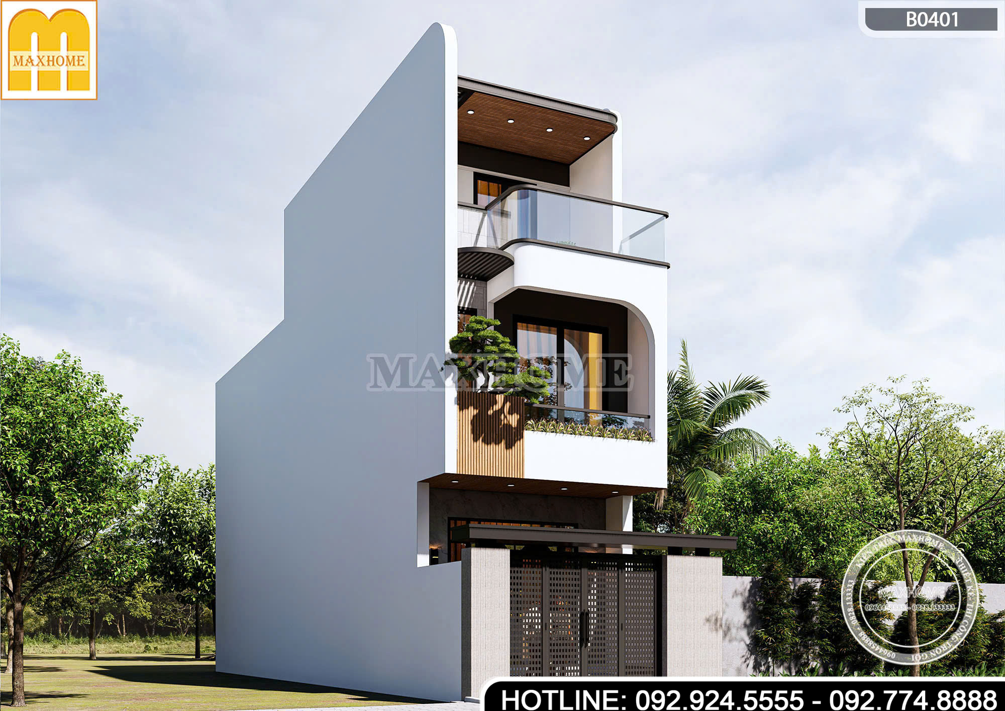 Nhà Phố Ngang 4m | MH46901