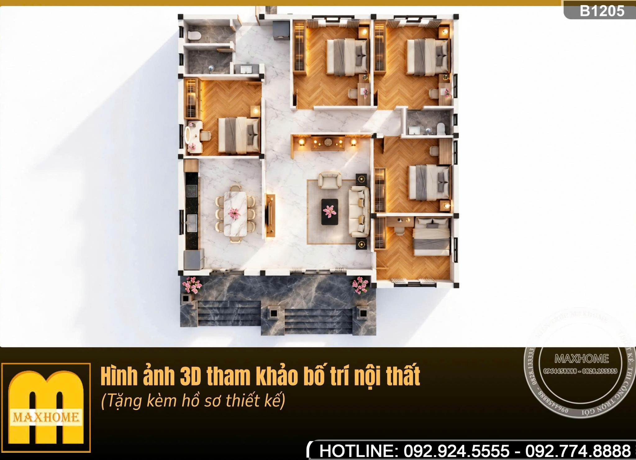 Nhà Cấp 4 Mái Nhật | MH47086