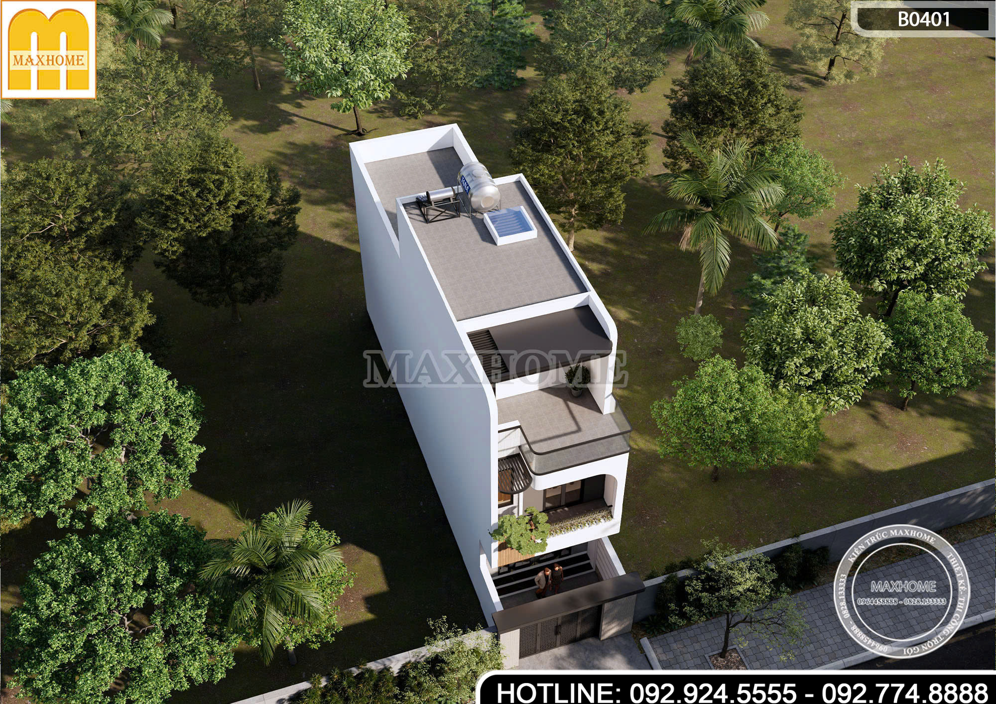 Nhà Phố Ngang 4m | MH46901