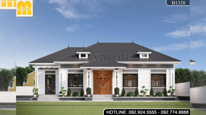 Gợi ý Mẫu Nhà Vườn Cấp 4 Chi Phí Tiết Kiệm, Sang Trọng | MH47120