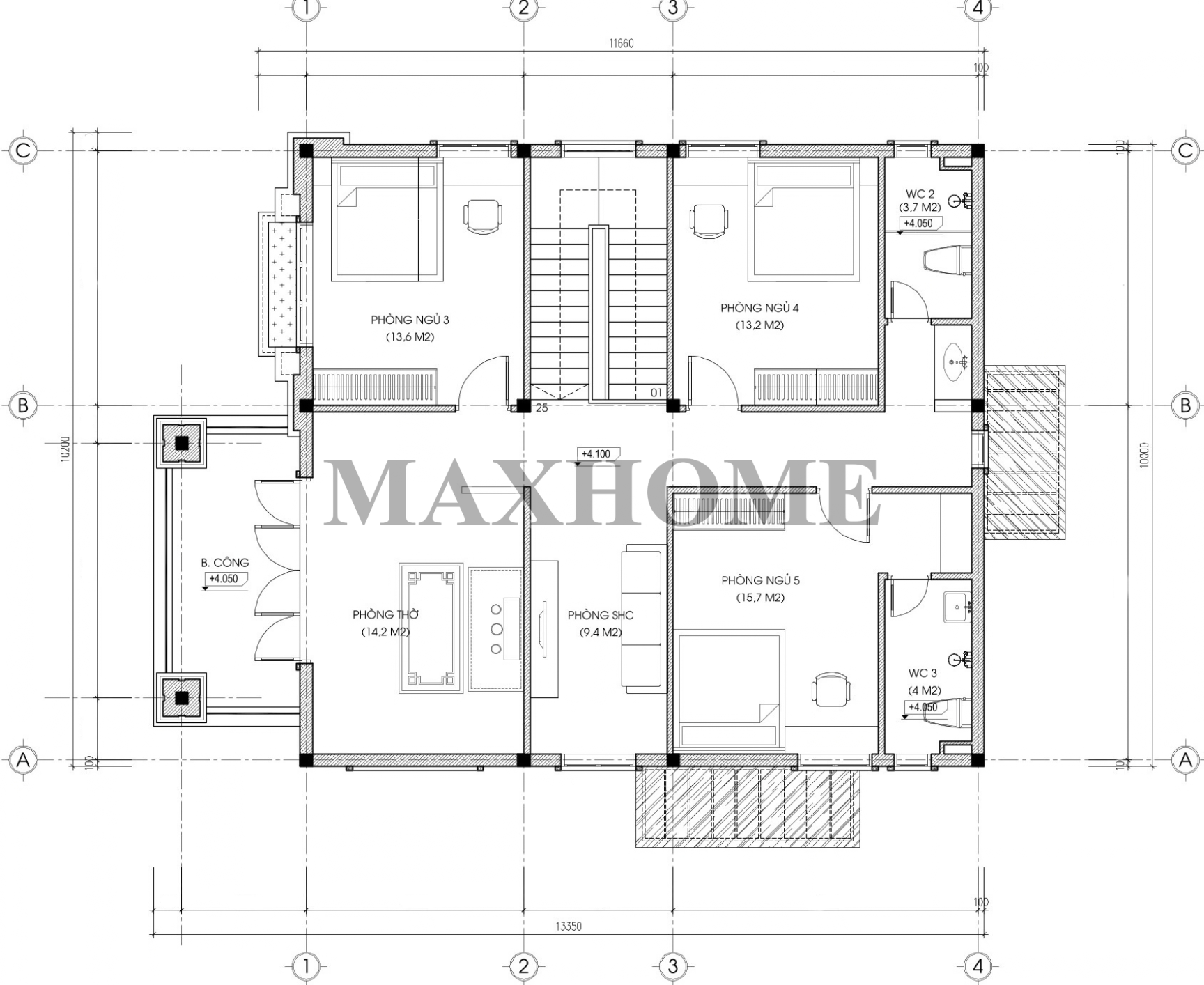 Mẫu 2 tầng mái Nhật hiện đại, sang trọng, không lỗi thời | MH47082