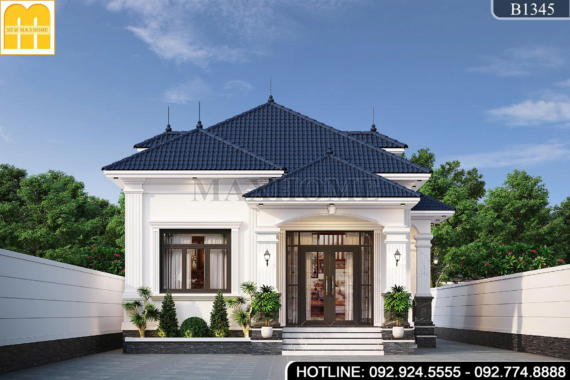 Mẫu cấp 4 Tân cổ điển tiết kiệm chi phí tại Đồng Tháp