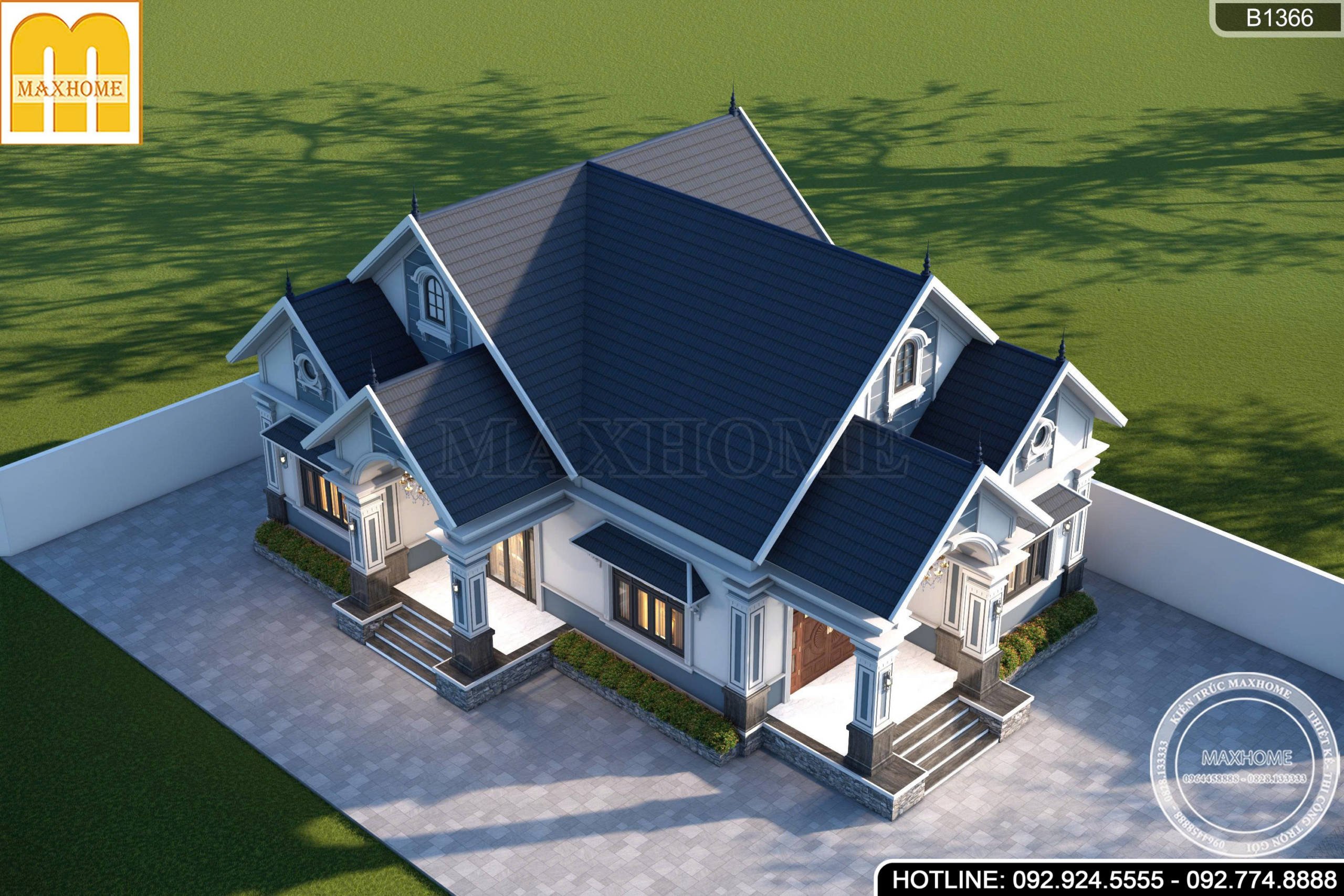 Mẫu nhà vườn mái Thái Tân Cổ được ưa chuộng tại Thanh Hóa