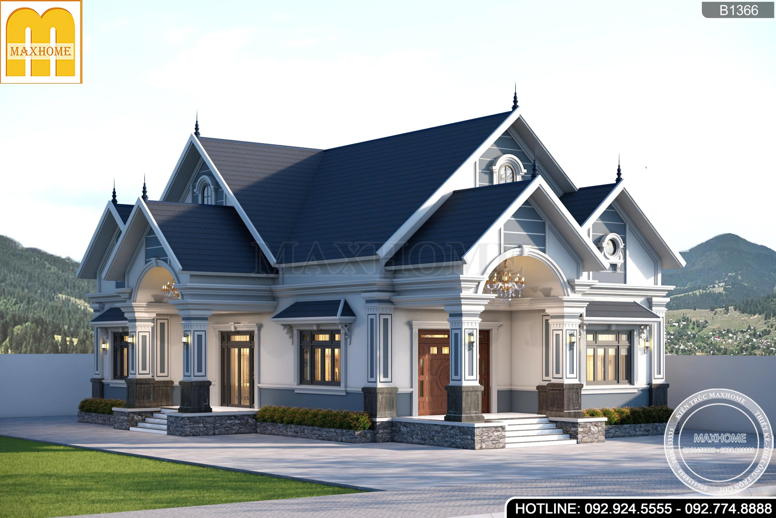 Mẫu nhà vườn mái Thái Tân Cổ được ưa chuộng tại Thanh Hóa