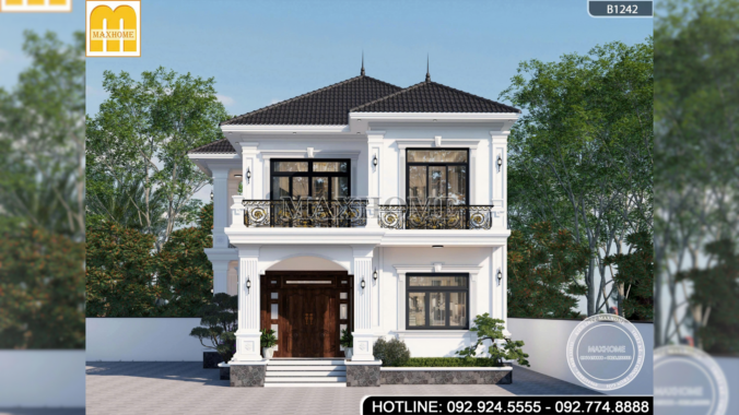 Nhà 2 tầng mái Nhật tân cổ điển sang trọng, đẳng cấp | MH47058