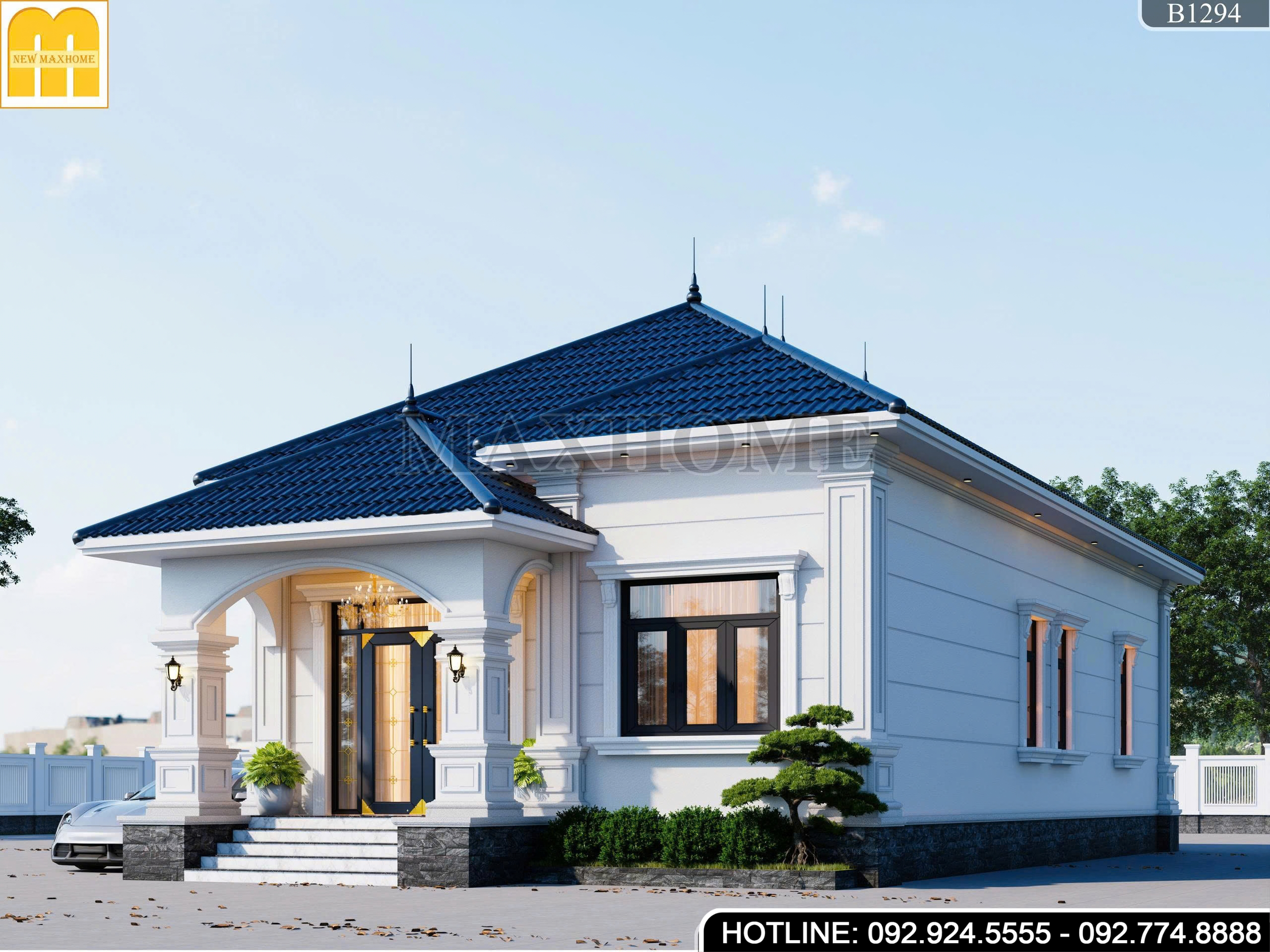 Quá đẹp ! Mẫu thiết kế mái Nhật đơn giản, sang trọng khỏi bàn |MH47175