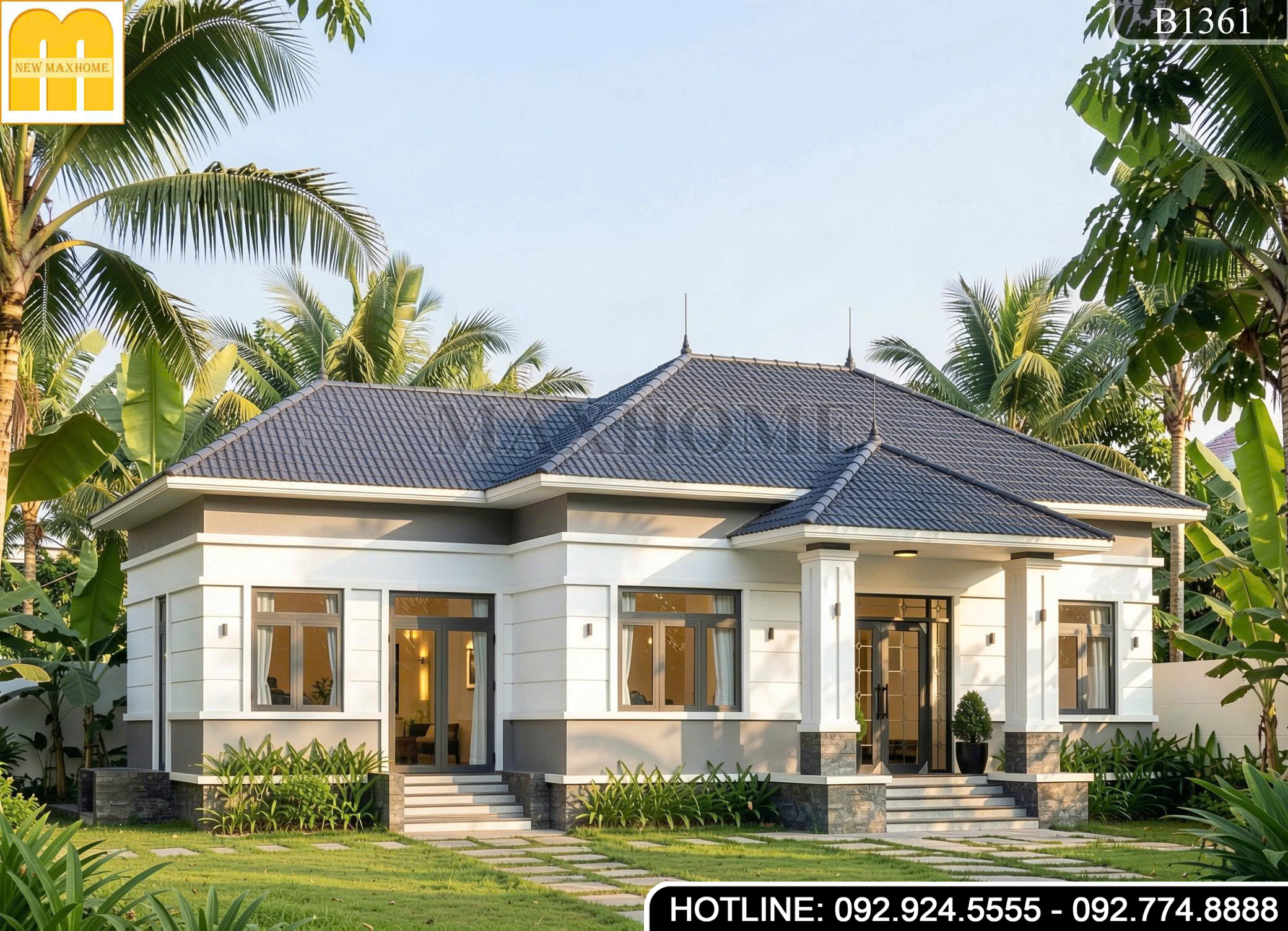 Quá đẹp với mẫu thiết kế nhà vườn mái Nhật tại Phú Thọ