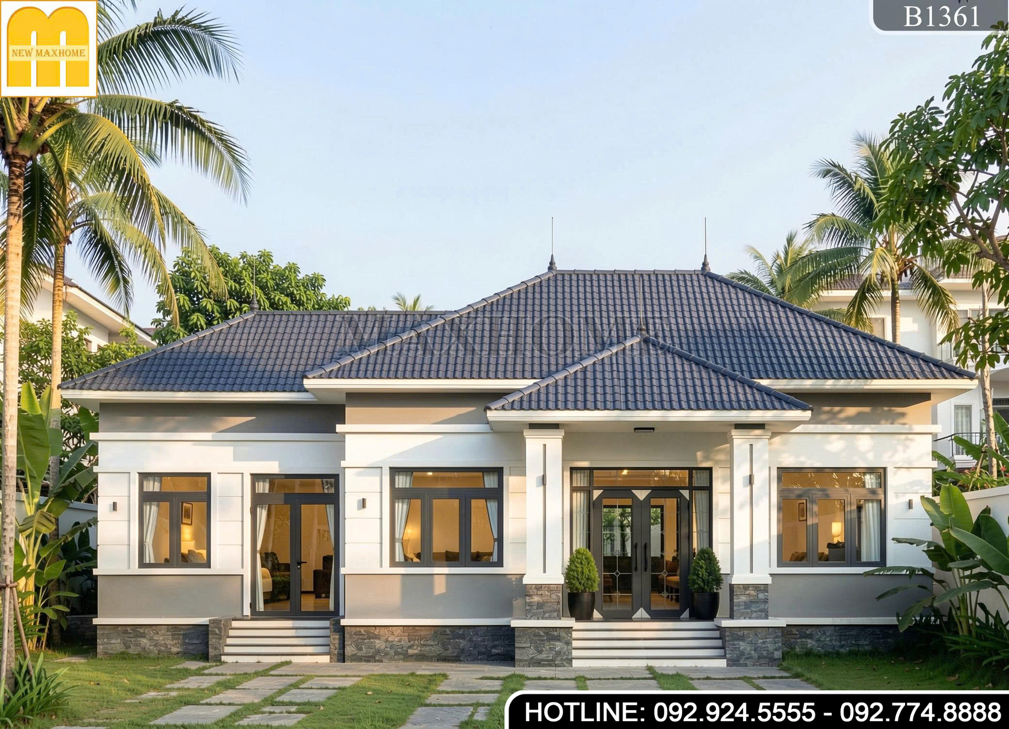 Quá đẹp với mẫu thiết kế nhà vườn mái Nhật tại Phú Thọ