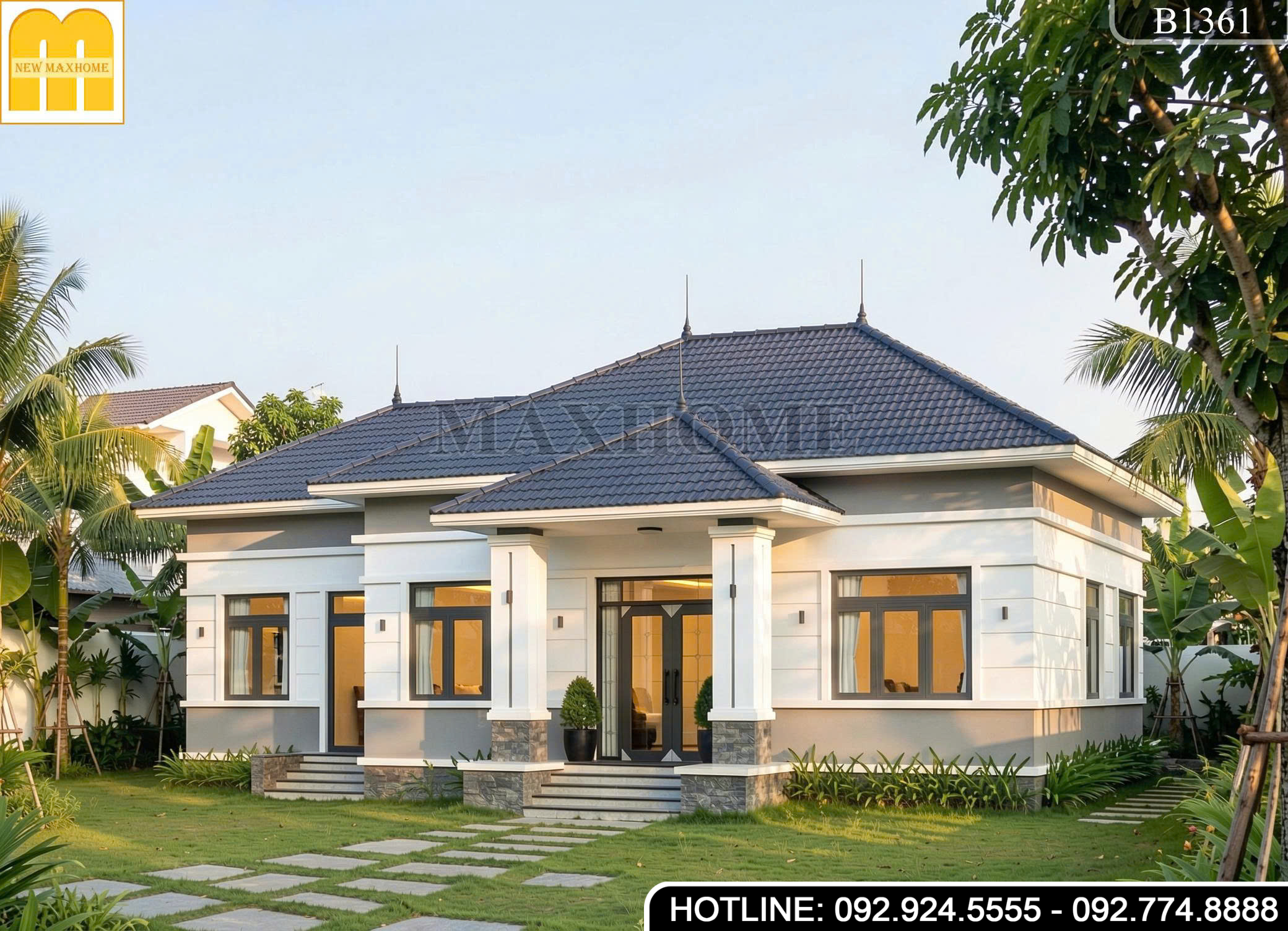 Quá đẹp với mẫu thiết kế nhà vườn mái Nhật tại Phú Thọ
