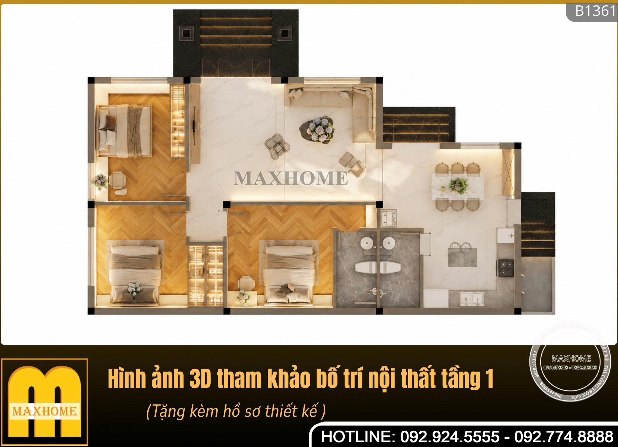 Quá đẹp với mẫu thiết kế nhà vườn mái Nhật tại Phú Thọ