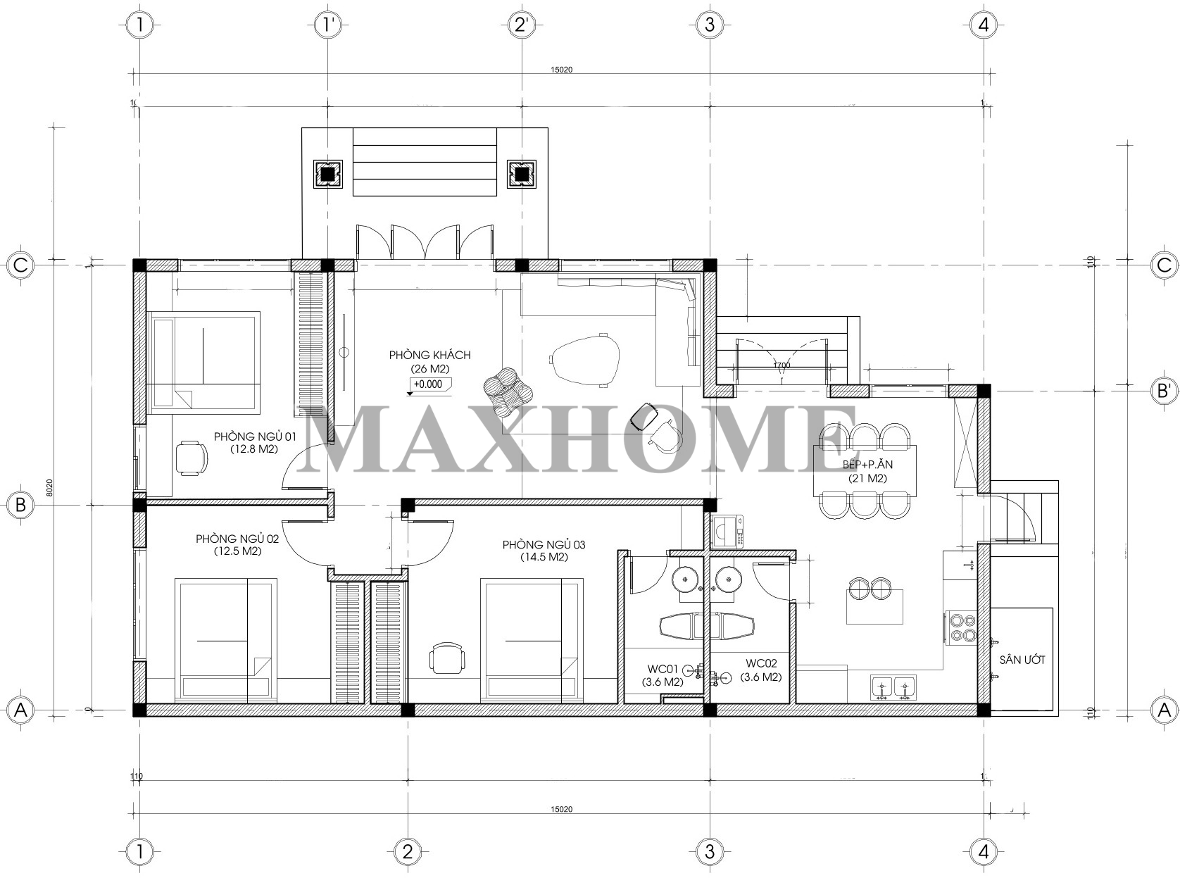 Quá đẹp với mẫu thiết kế nhà vườn mái Nhật tại Phú Thọ