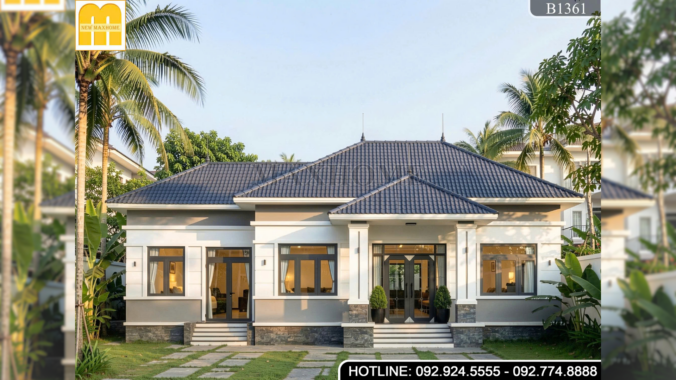 Quá đẹp với mẫu thiết kế nhà vườn mái Nhật tại Phú Thọ