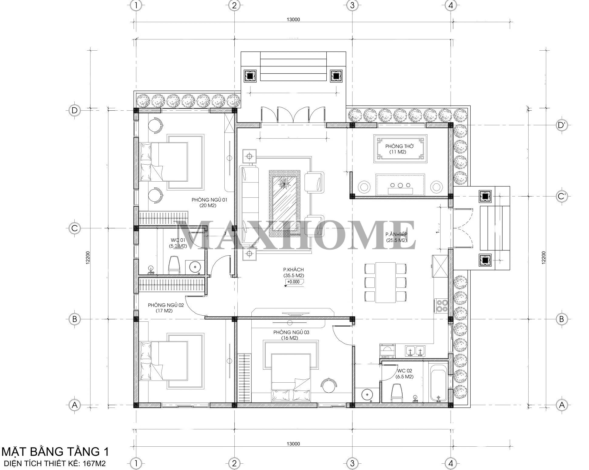 Thiết kế mẫu mái Nhật tân cổ điện siêu đẹp, siêu sang | MH47106