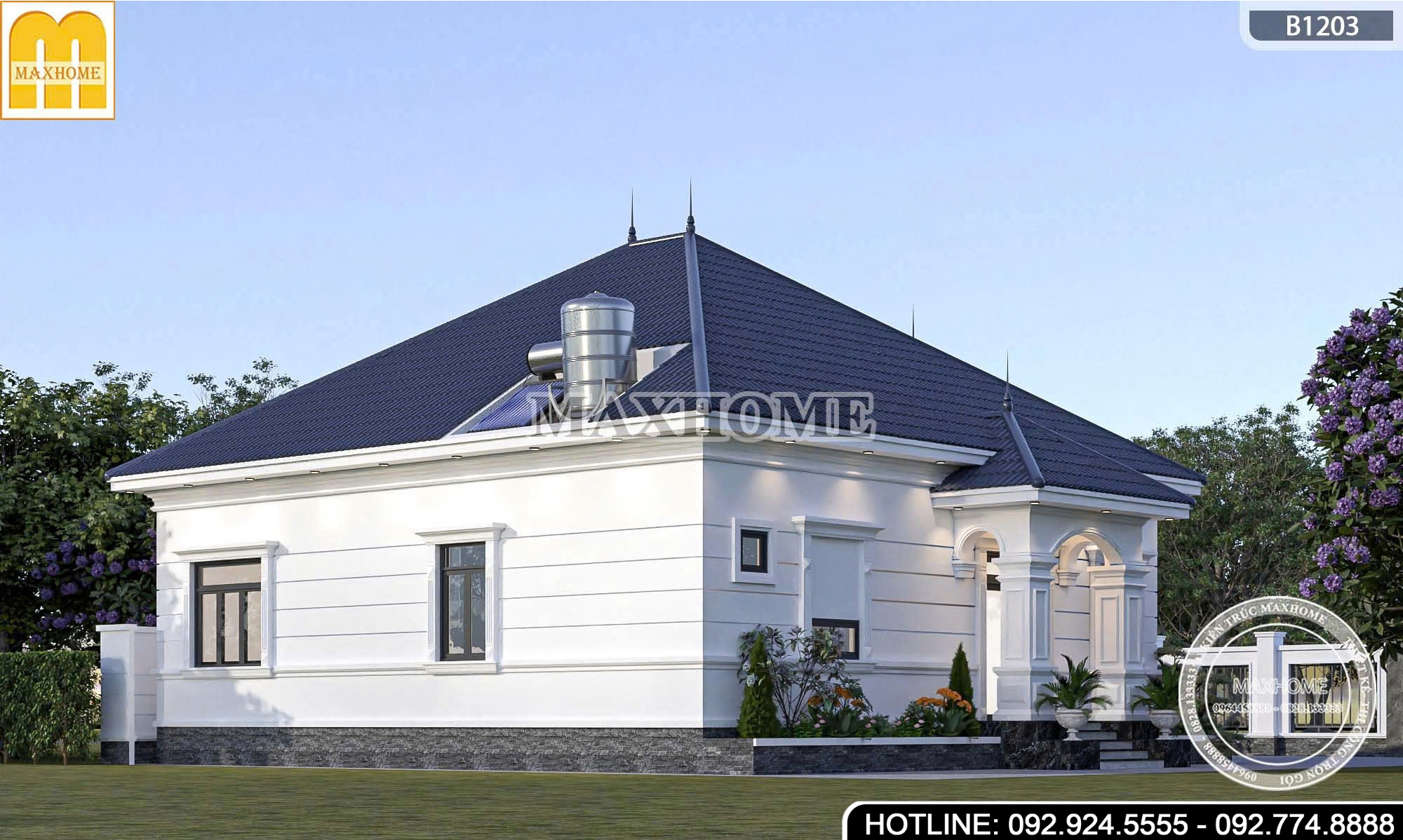 Thiết kế mẫu mái Nhật tân cổ điện siêu đẹp, siêu sang | MH47106Thiết kế mẫu mái Nhật tân cổ điện siêu đẹp, siêu sang | MH47106