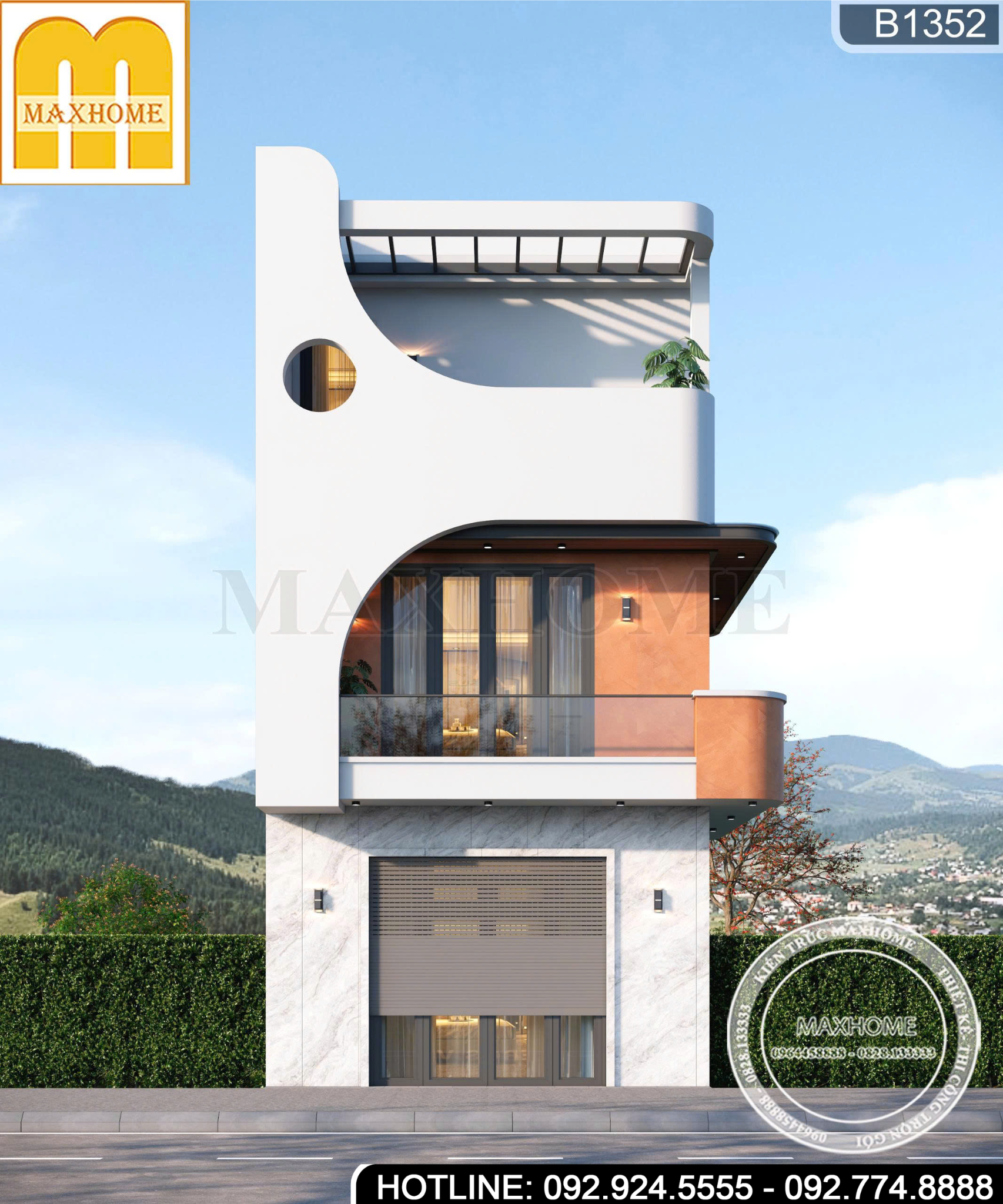 Nhà Phố 3 Tầng Hiện Đại | MH 47207