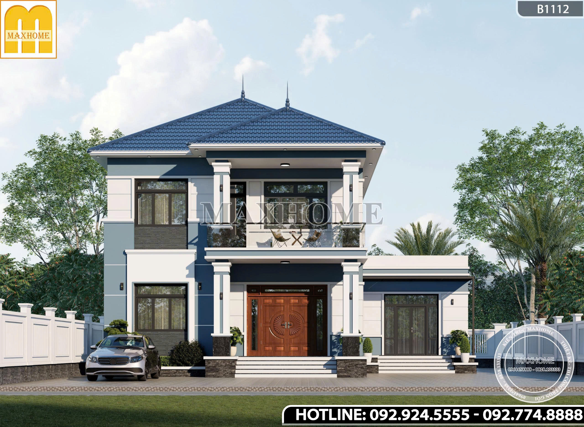 Nhà 2 Tầng Mái Nhật | MH46929