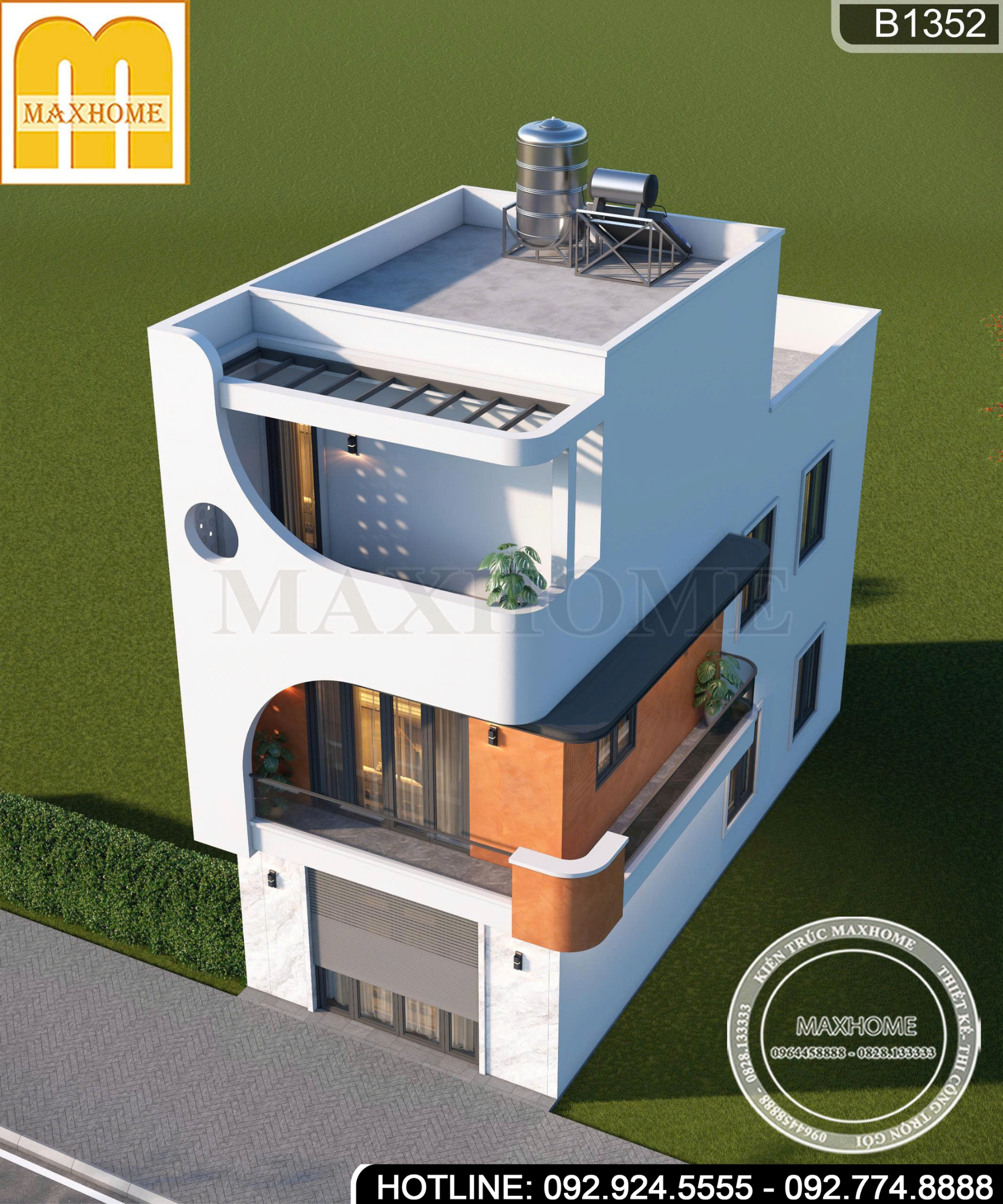 Nhà Phố 3 Tầng Hiện Đại | MH 47207
