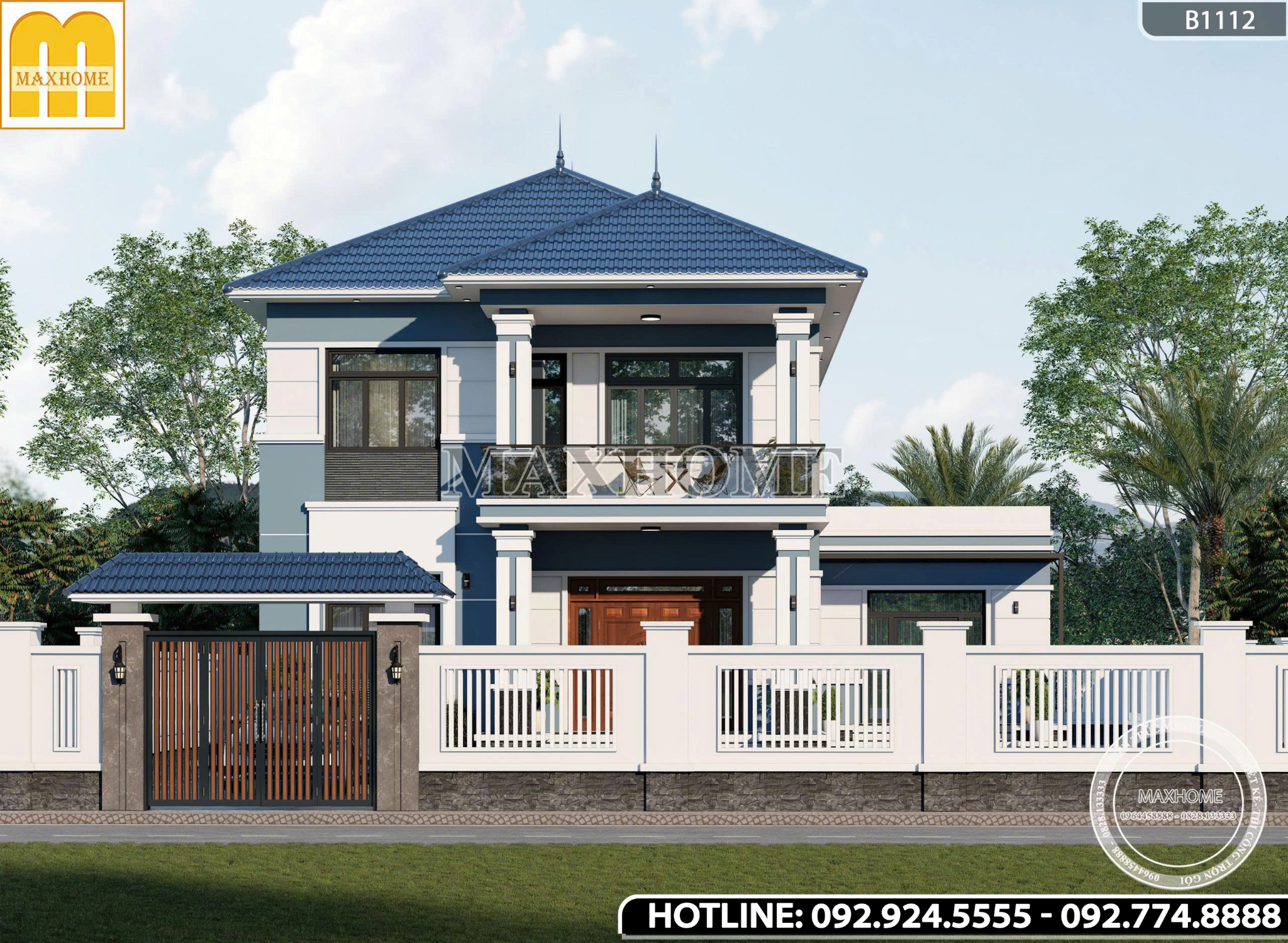 Nhà 2 Tầng Mái Nhật | MH46929