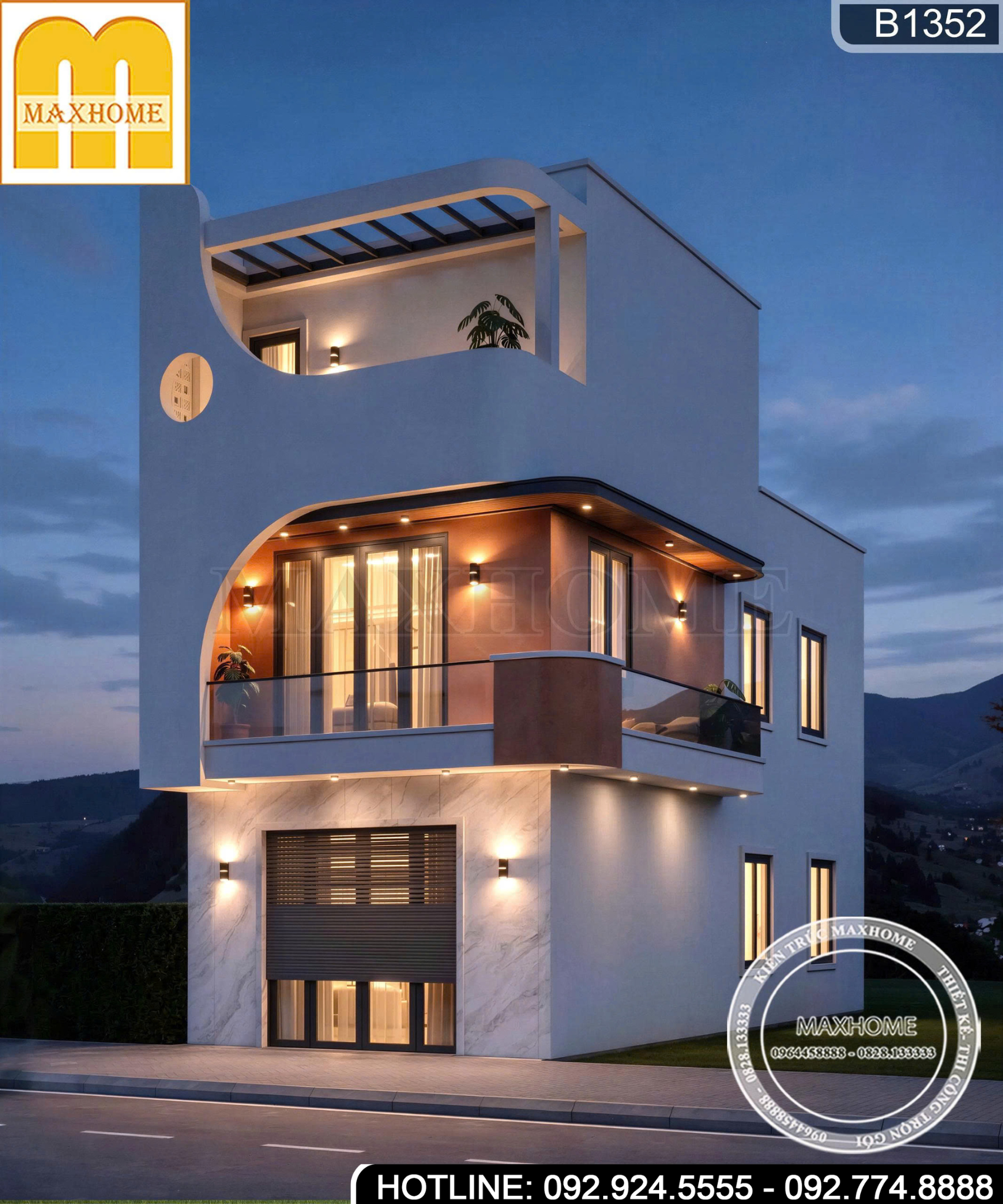 Nhà Phố 3 Tầng Hiện Đại | MH 47207