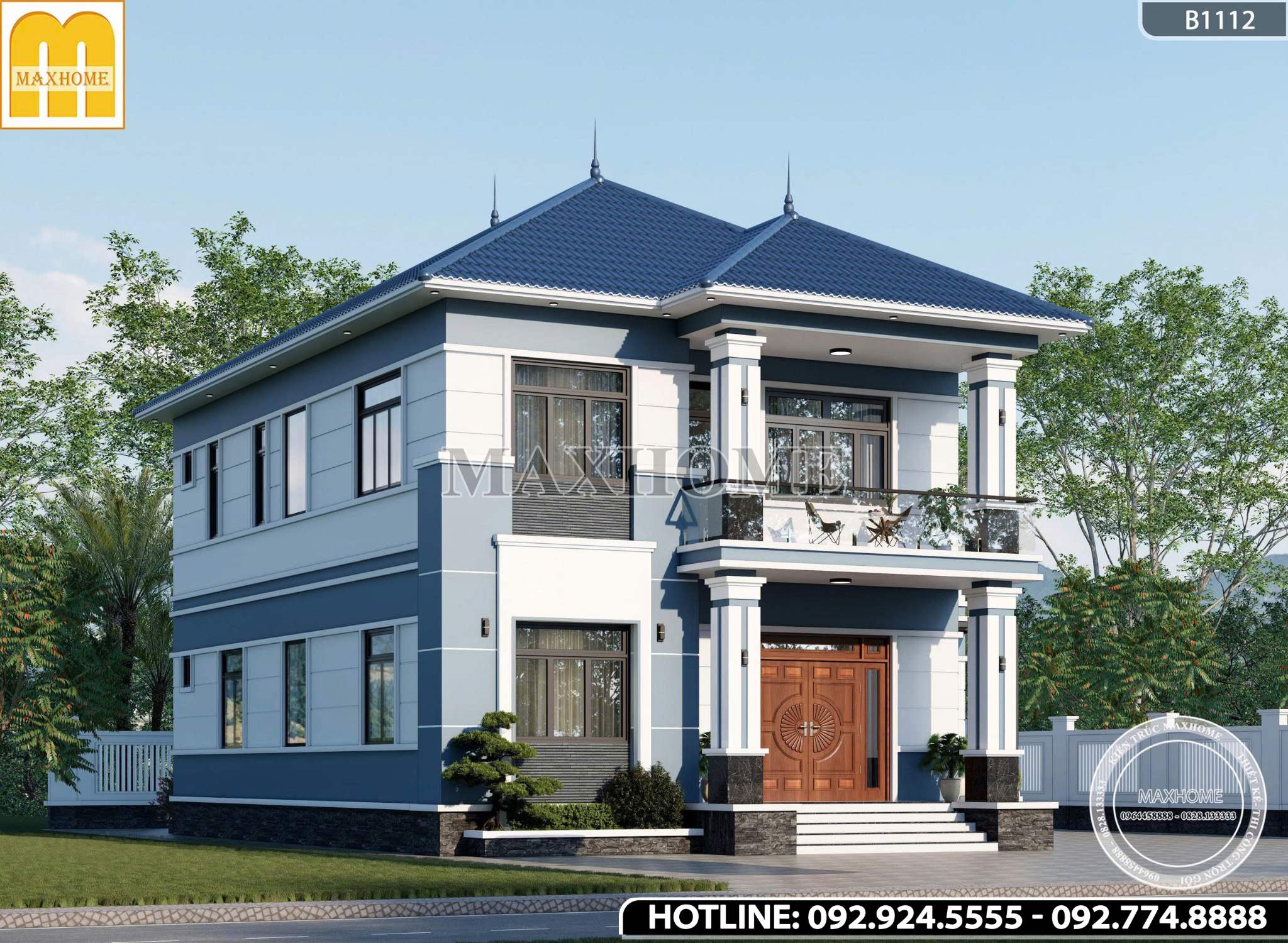 Nhà 2 Tầng Mái Nhật | MH46929
