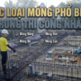 Cách phân biệt các loại móng nhà trong thi công nhà ở