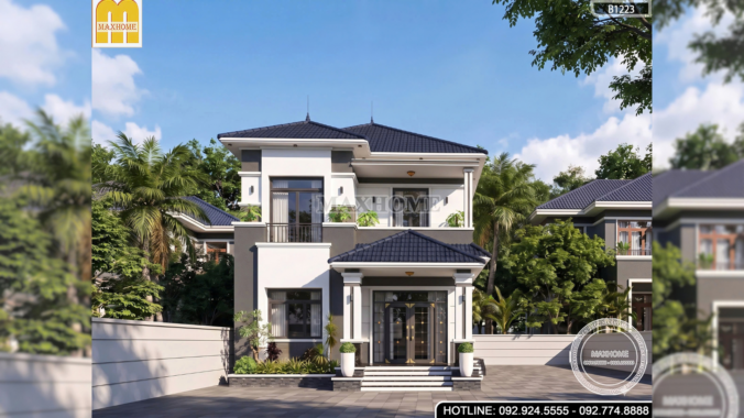 hệ cửa kính lớn mở thẳng ra ban công, phòng làm việc luôn ngập tràn ánh sáng tự nhiên và gió trời thông thoáng.