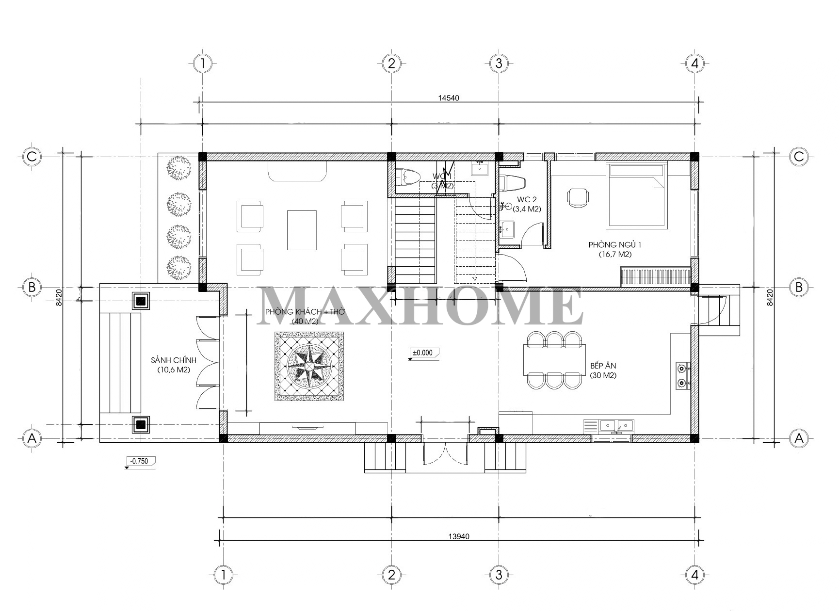 HOT ! Thiết kế 2 tầng mái Nhật được ưa chuộng 2026 | MH47136
