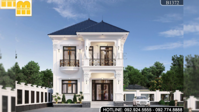 Mẫu 2 tầng mái Nhật tân cổ 4 phòng ngủ thu hút mọi ánh nhìn