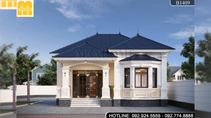 Mẫu nhà cấp 4 Tân cổ điển Sang trọng, Ấn tượng