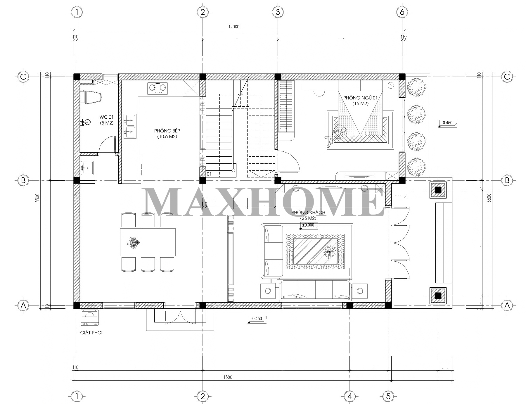 Mẫu nhà vườn 2 tầng mái Nhật tuyệt đẹp khiến ai cũng mê