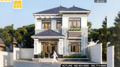 Mẫu nhà vườn 2 tầng mái Nhật tuyệt đẹp khiến ai cũng mê
