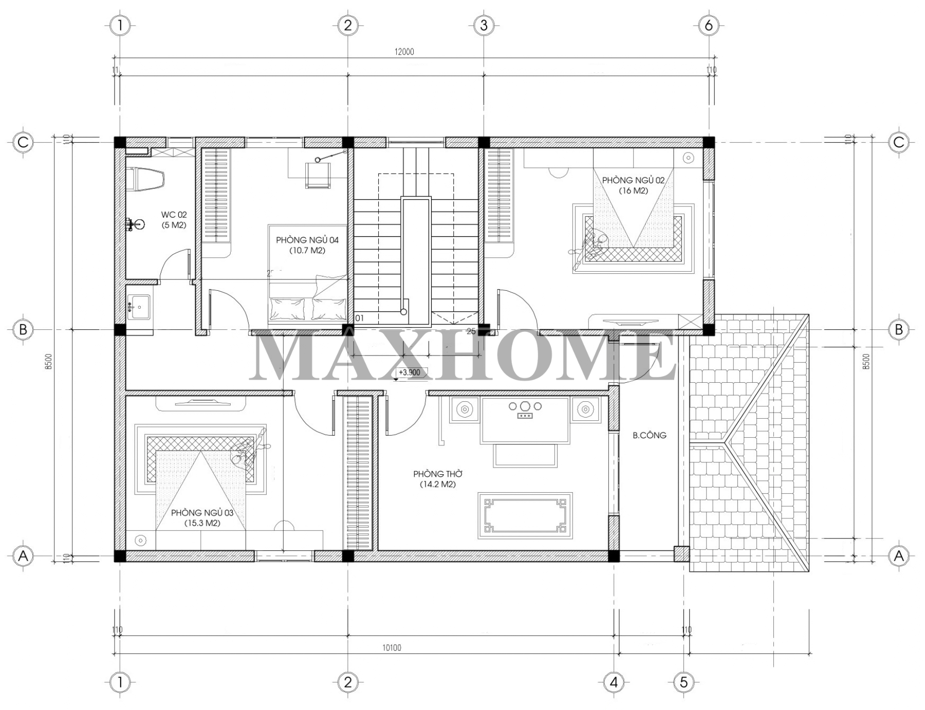 Mẫu nhà vườn 2 tầng mái Nhật tuyệt đẹp khiến ai cũng mê