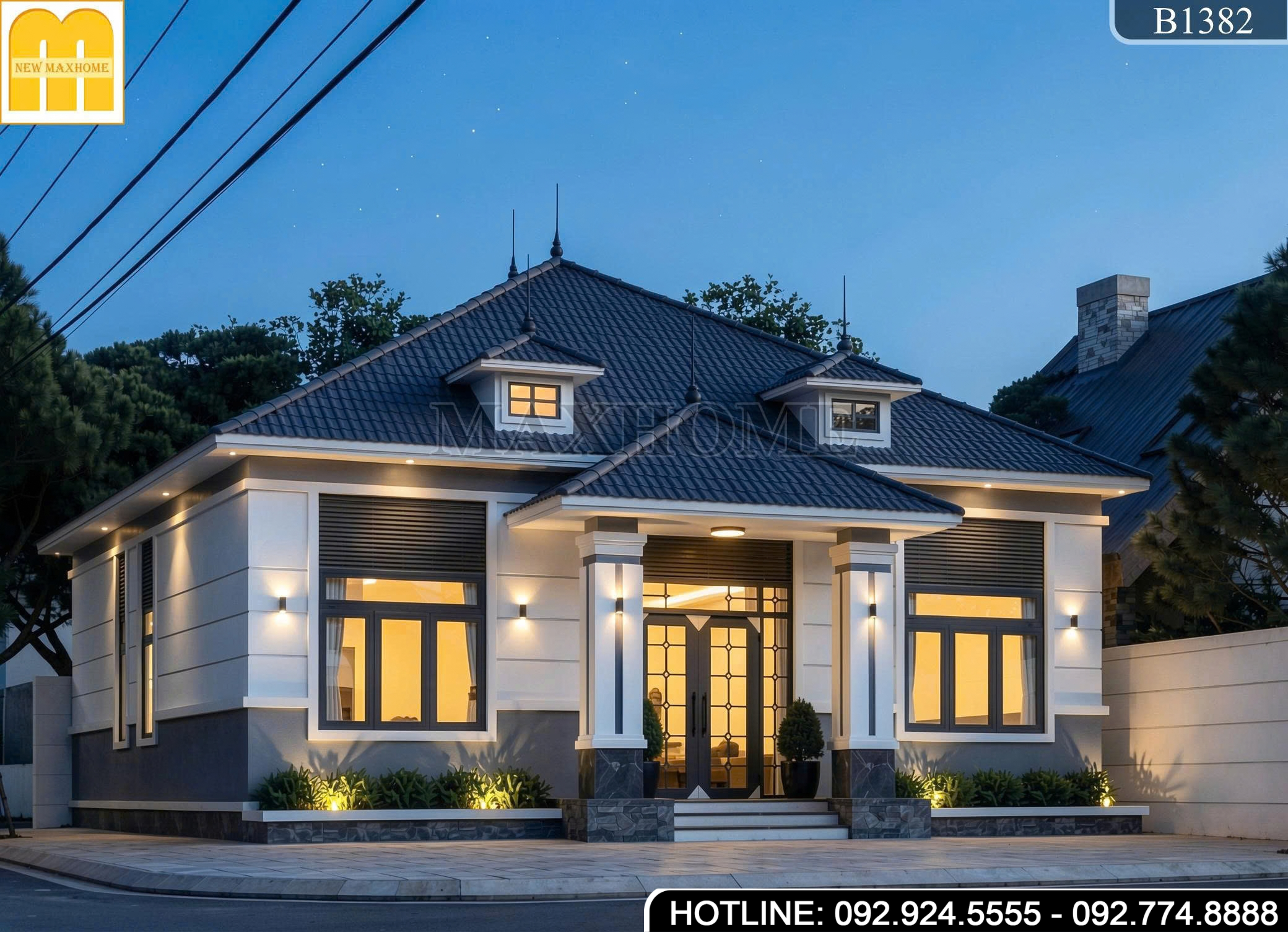 Mẫu thiết kế nhà cấp 4 mái Nhật bền, đẹp, phù hợp mọi gia đình