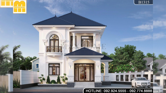 Thiết kế mái Nhật 2 tầng đẳng cấp, sang trọng, được săn đón 2026 | MH47166