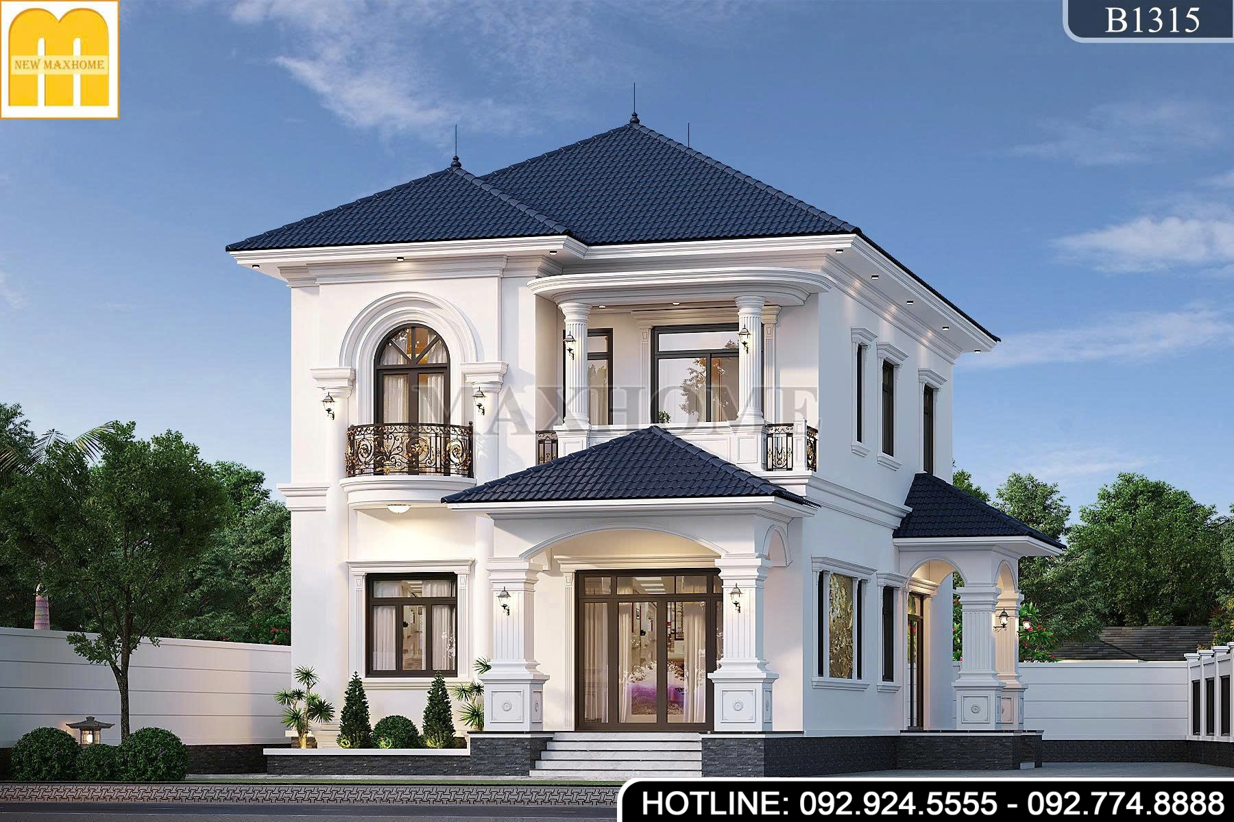 Thiết kế mái Nhật 2 tầng đẳng cấp, sang trọng, được săn đón 2026 | MH47166