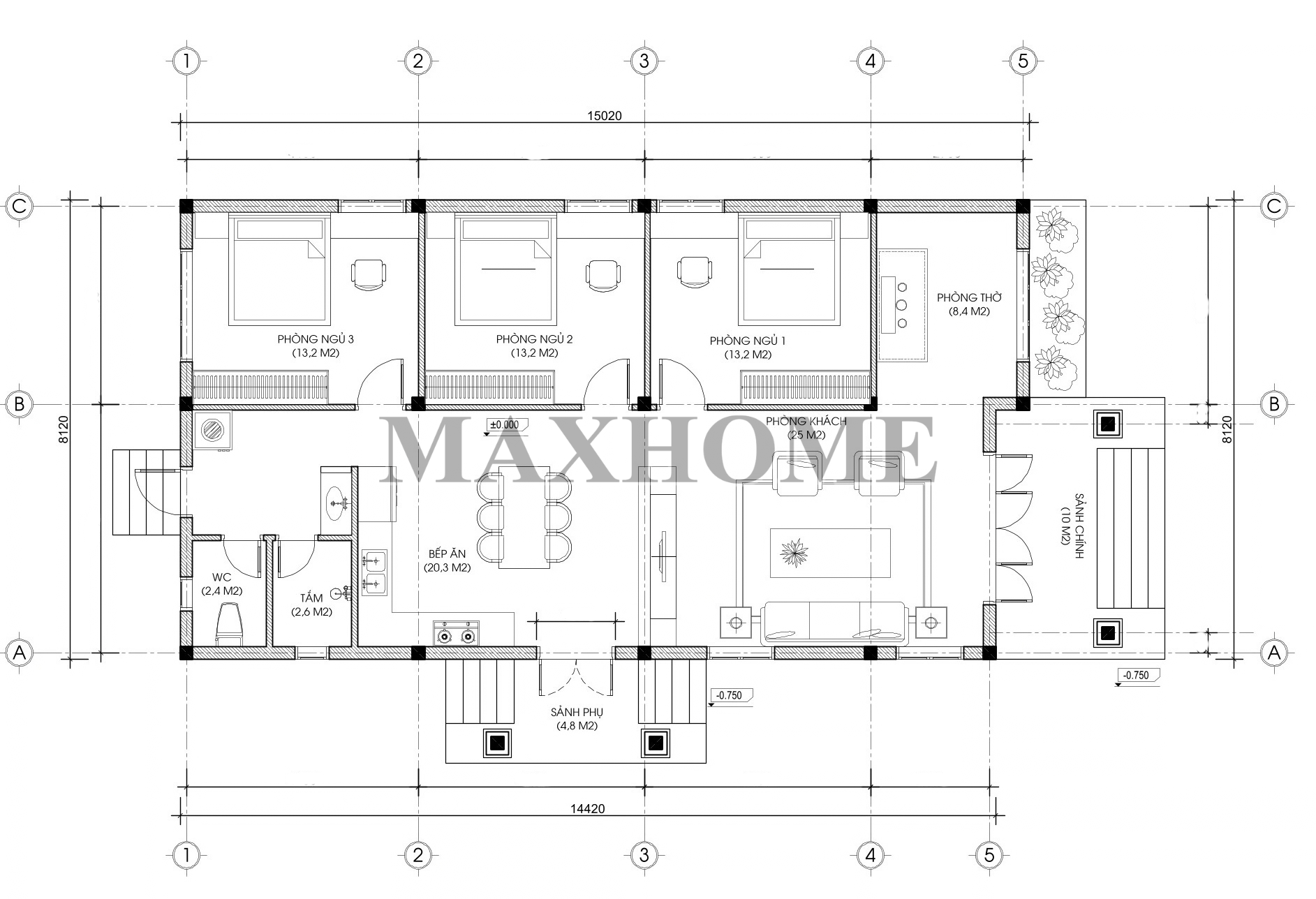 Xu Hướng Thiết Kế Nhà Vườn Cấp 4 Đẹp, Sang Trọng hiện nay | MH47197