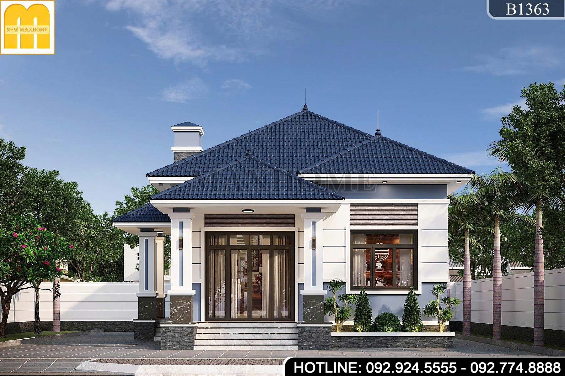 Xu Hướng Thiết Kế Nhà Vườn Cấp 4 Đẹp, Sang Trọng hiện nay | MH47197