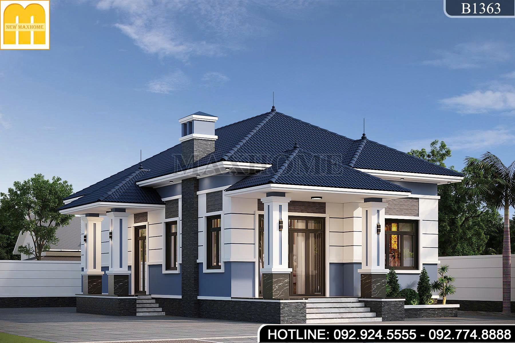 Xu Hướng Thiết Kế Nhà Vườn Cấp 4 Đẹp, Sang Trọng hiện nay | MH47197