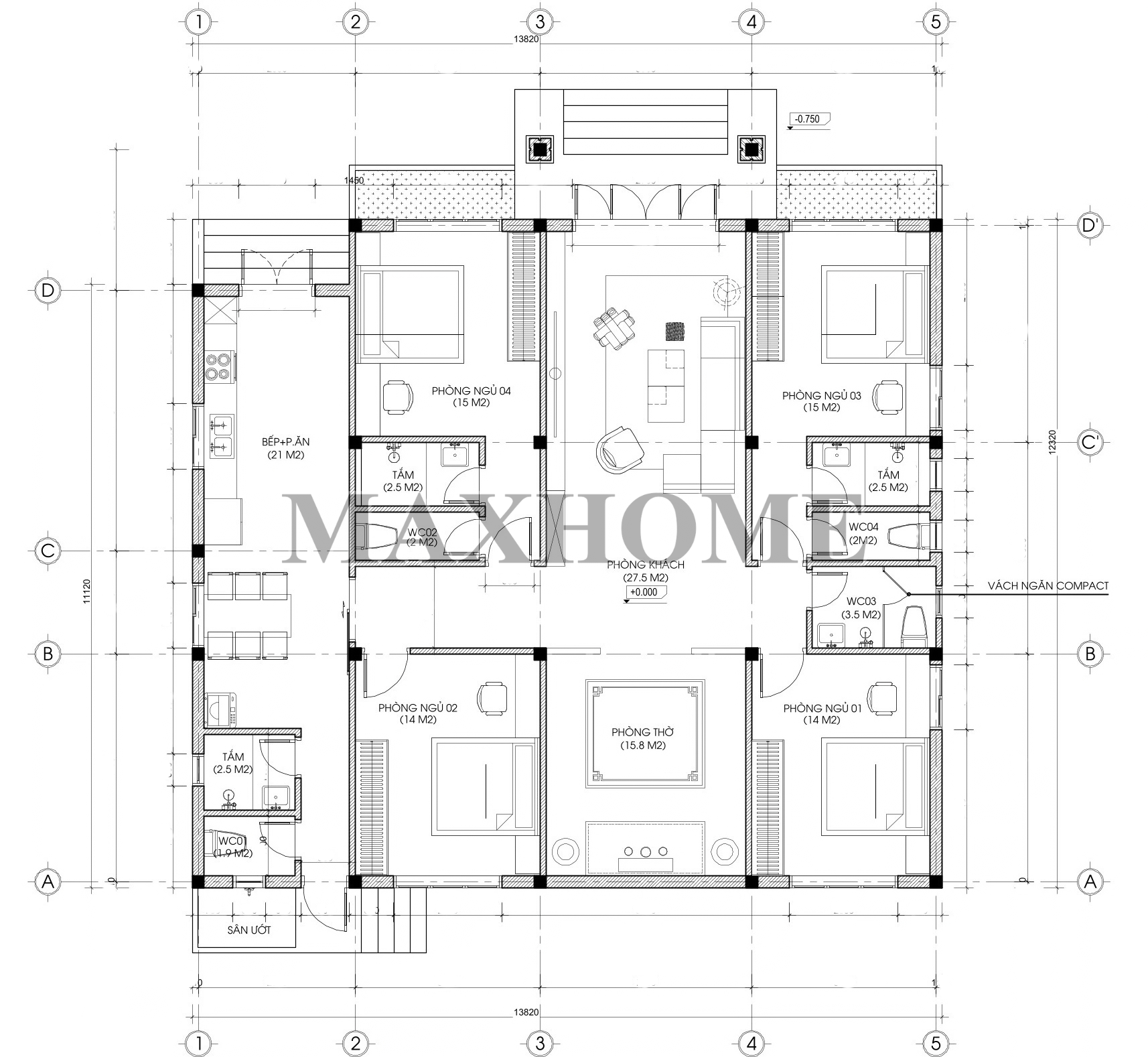Xu hướng thiết kế nhà vườn cấp 4 mái Nhật đơn giản, sang trọng